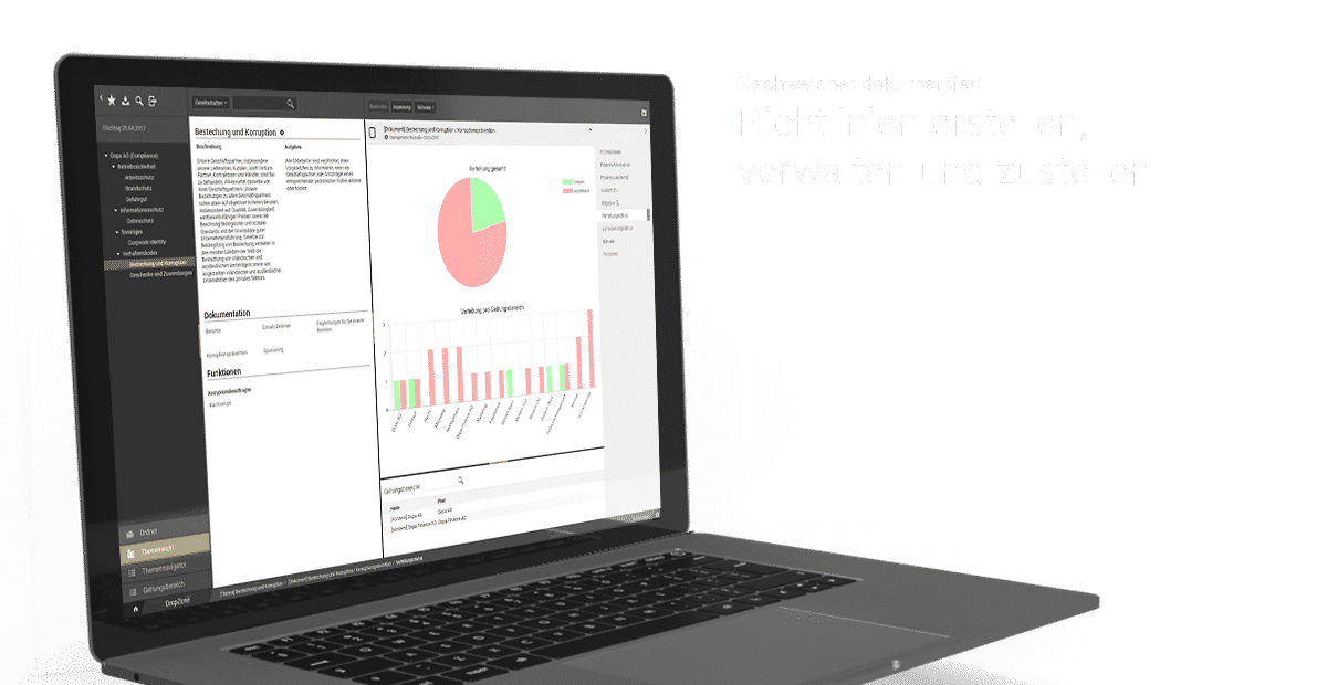 Dokumentenlenkung innerhalb der Compliance-Software otris compliance